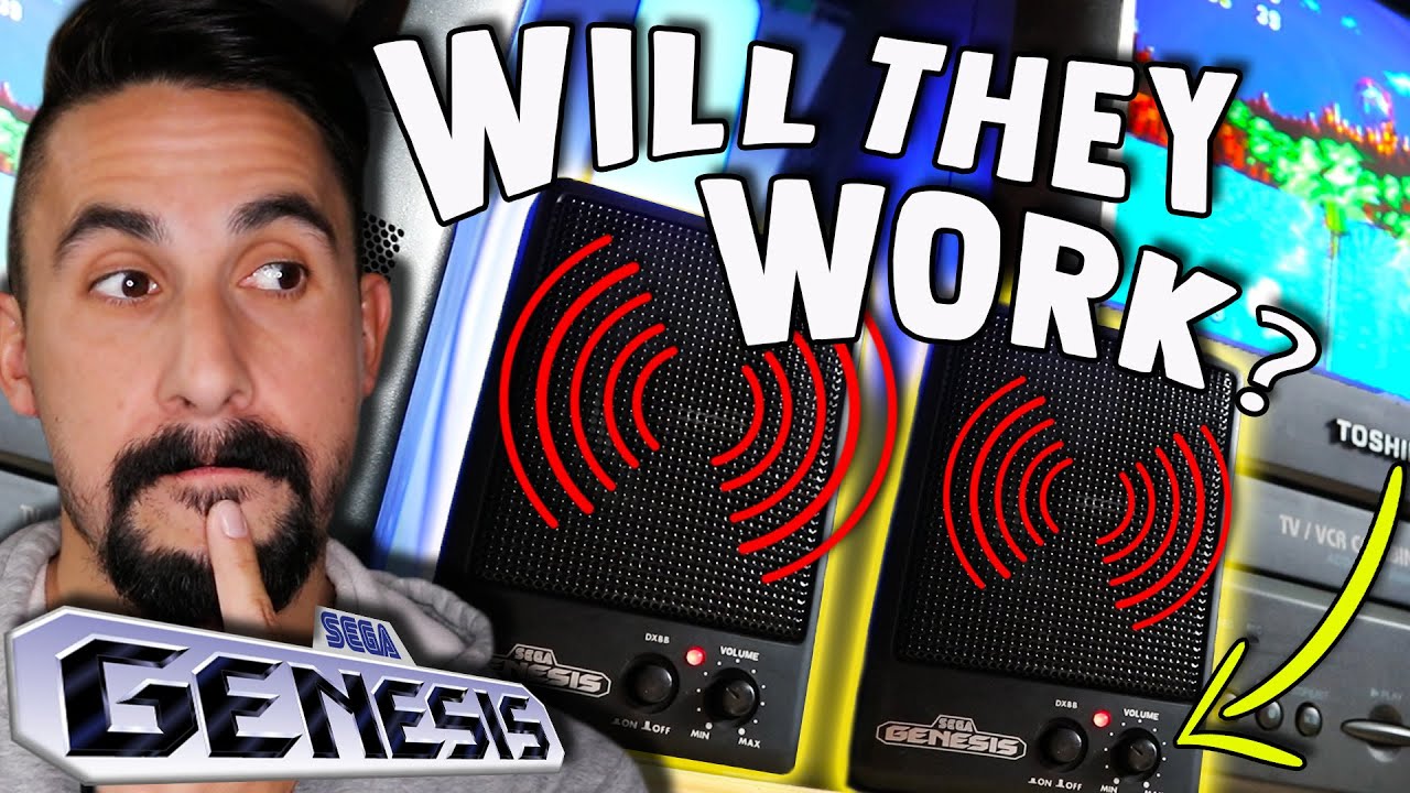Pixel Game Squad tests vintage SEGA Genesis speakers from the '90s