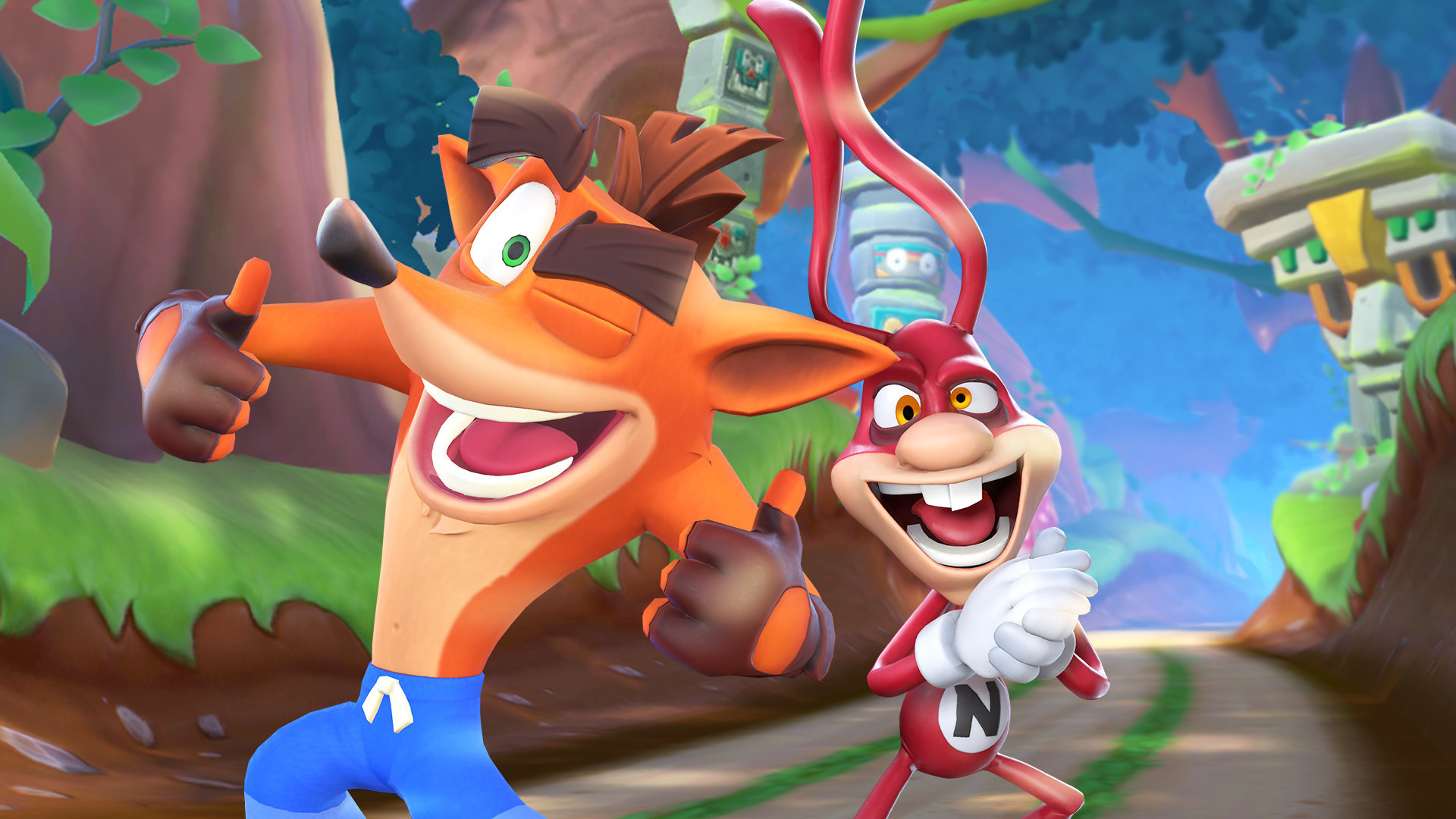 The Noid joins Crash Bandicoot: On the Run to ruin everyone's pizza :