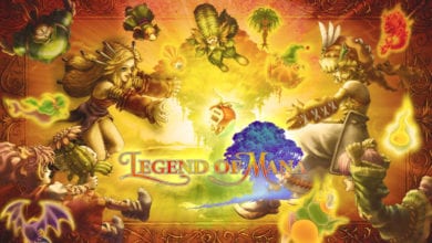 Legend of Mana title screen