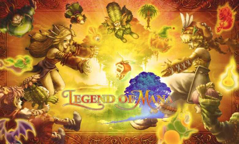 Legend of Mana title screen