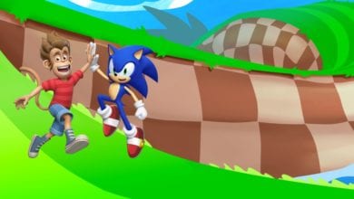 Sonic Dash and Danimals characters