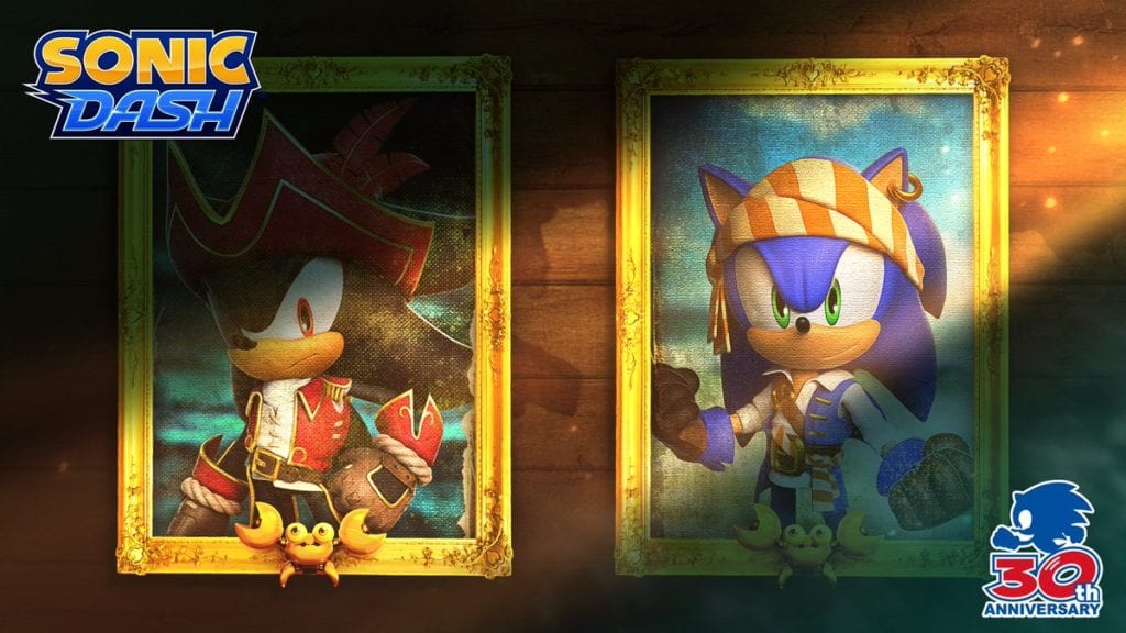 Sonic Dash pirate costumes