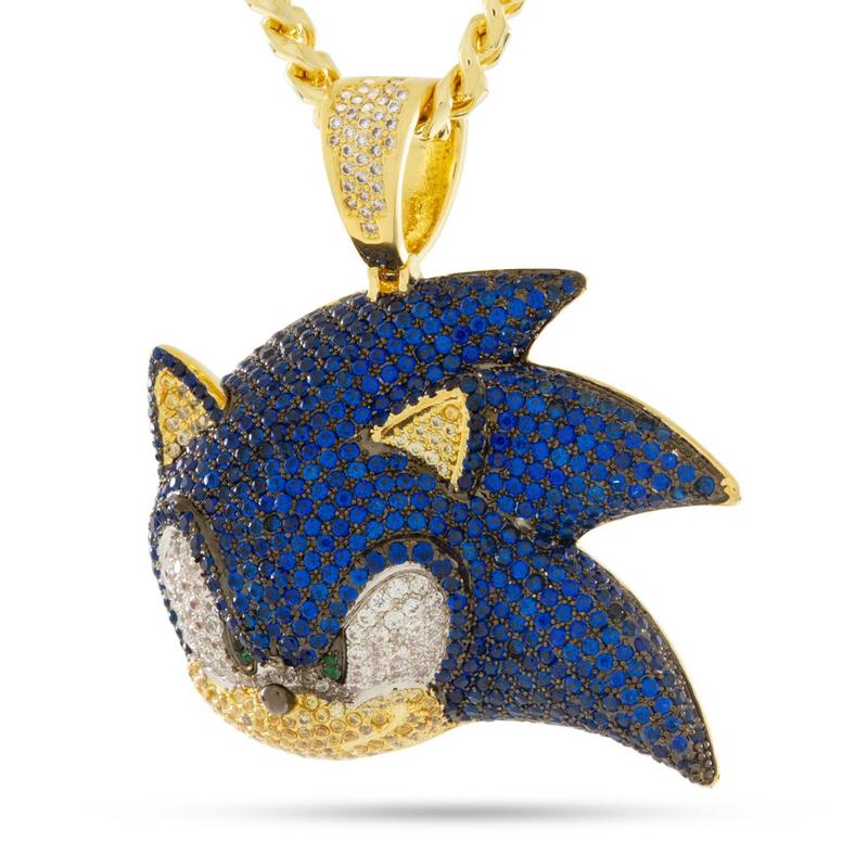Sonic the Hedgehog necklace side