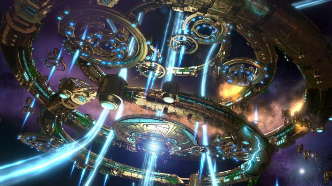 A crack in time cutscene