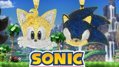 Sonic the Hedgehog Ice necklace