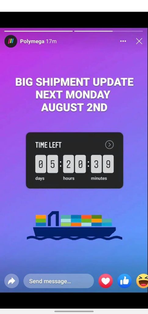Polymega shipment update coming Monday, August 2nd
