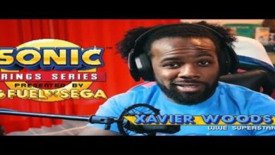 Xavier Woods and Sonic the Hedgehog