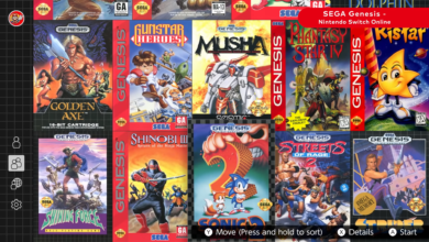 SEGA Genesis games in Nintendo Switch library
