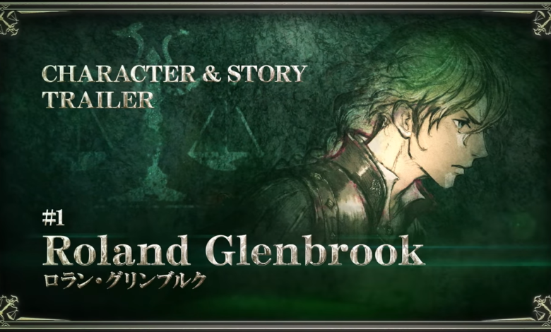 Roland Glenbrook "character & story" trailer with Roland on the right