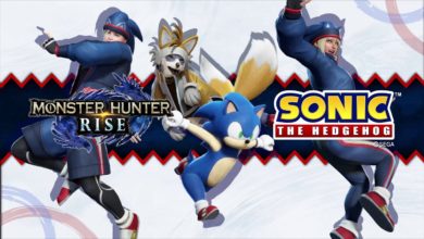 Sonic and Monster Hunter Rise