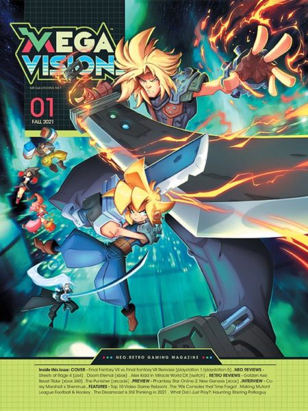 mega visions issue 01 front cover