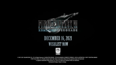 Final Fantasy VII Integrade logo with the release date