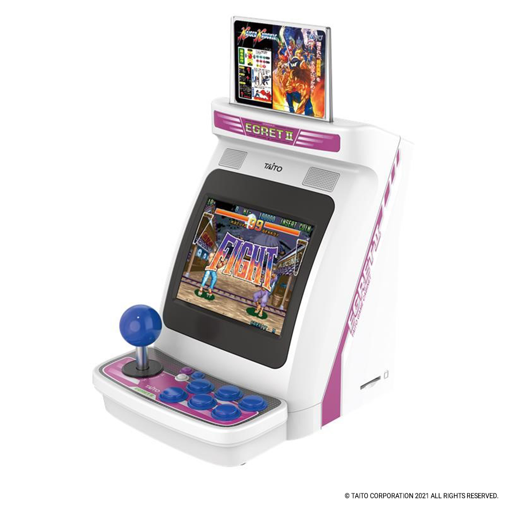 Front view of the Taito Egret II Mini