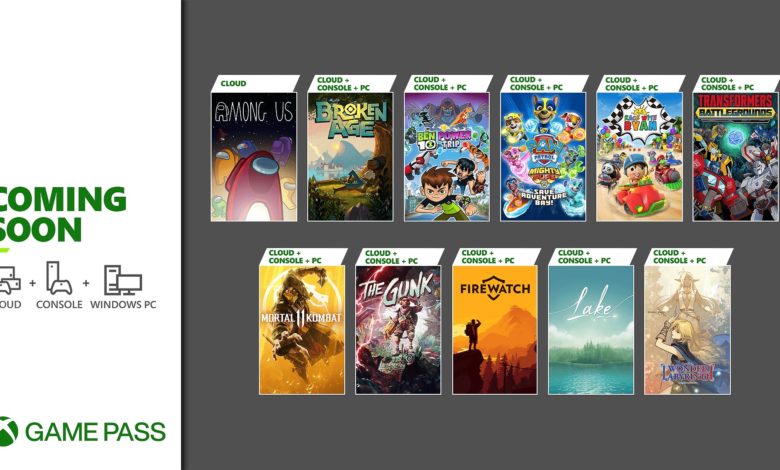 Xbox Game Pass new arrivals