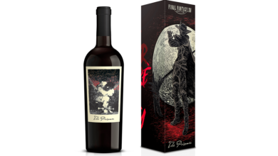 Final Fantasy wine promo pic