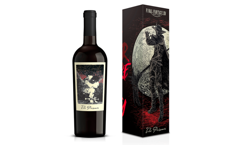 Final Fantasy wine promo pic