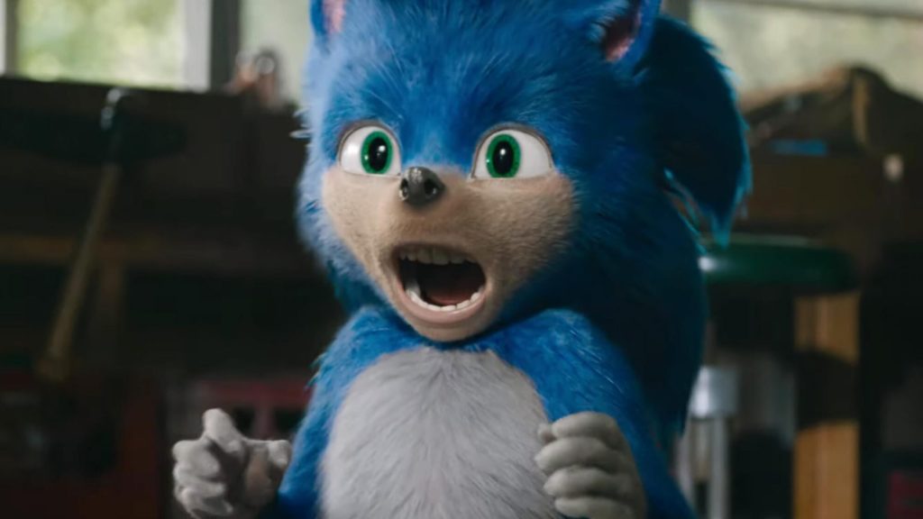 Sonic movie 1st version