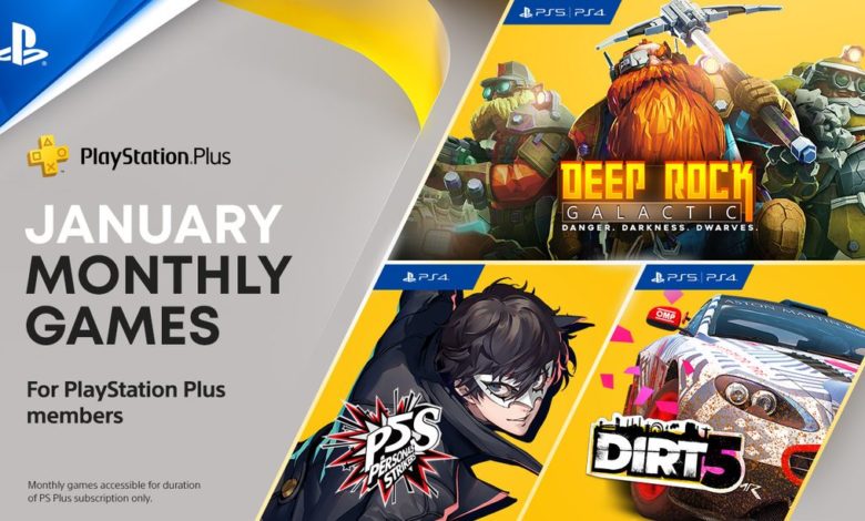 January PlayStation Plus titles