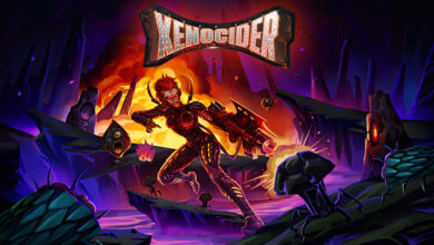 Xenocider logo with Xara in front