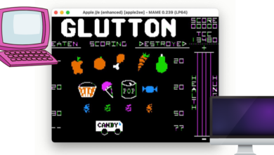 Glutton title screen by Tracey Cullinan