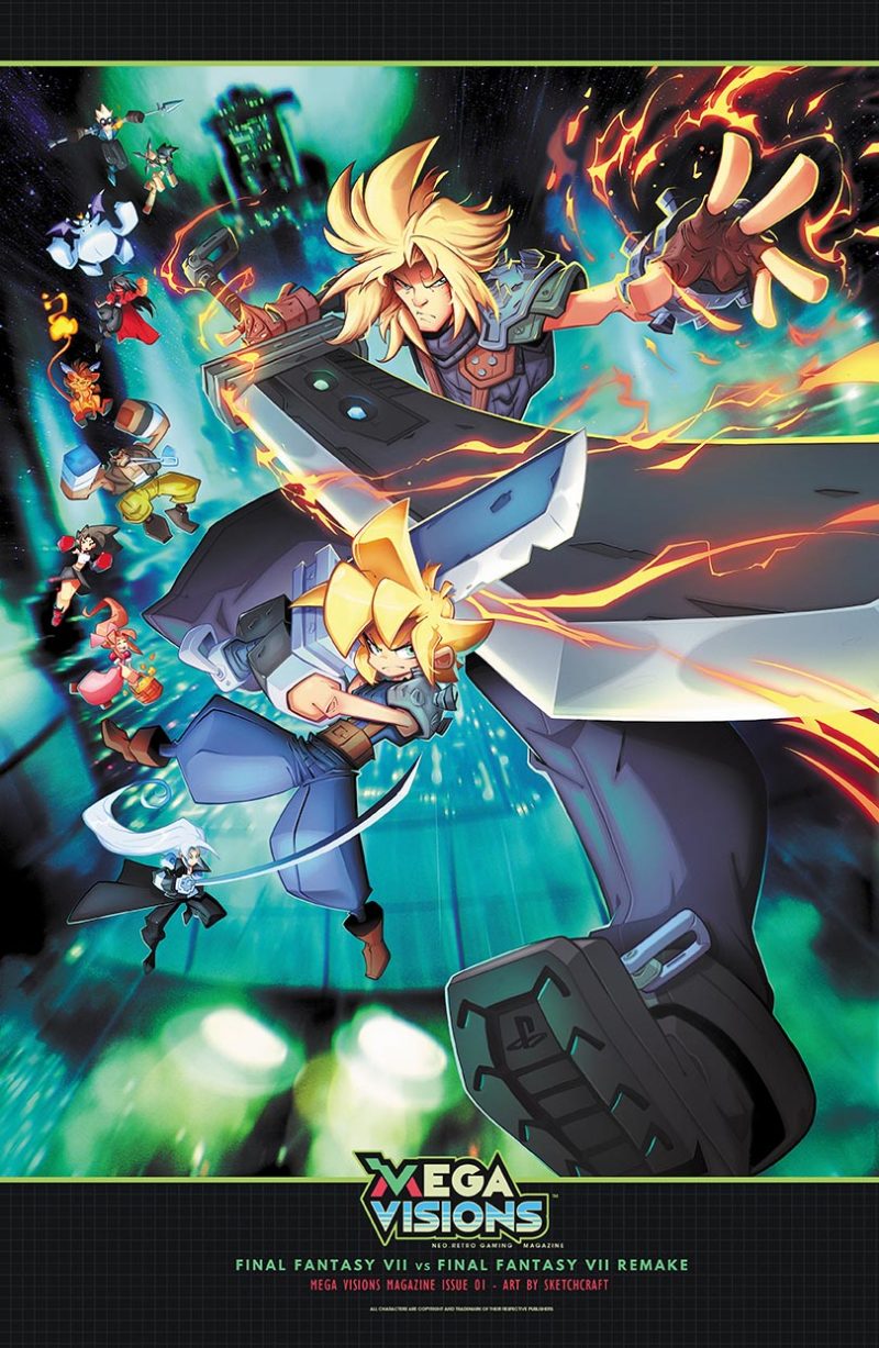 cloud strife final fantasy vii poster