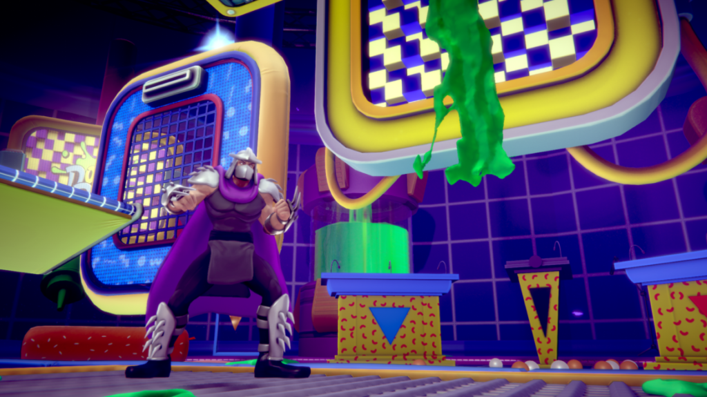 Shredder Gameplay in Nickelodeon All-Star Brawl
