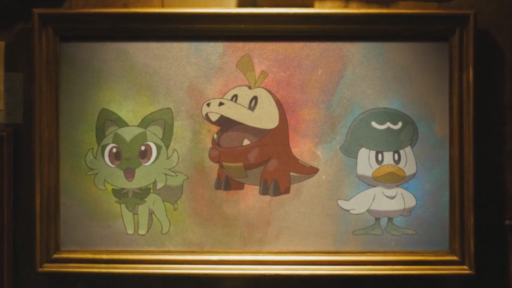 Pokemon Scarlet and Violet Starters