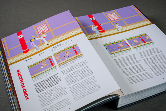 A page in Go Straight featuring the game Kung Fu Master