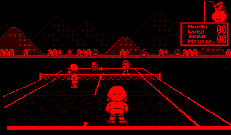 Mario Tennis on Virtual Boy