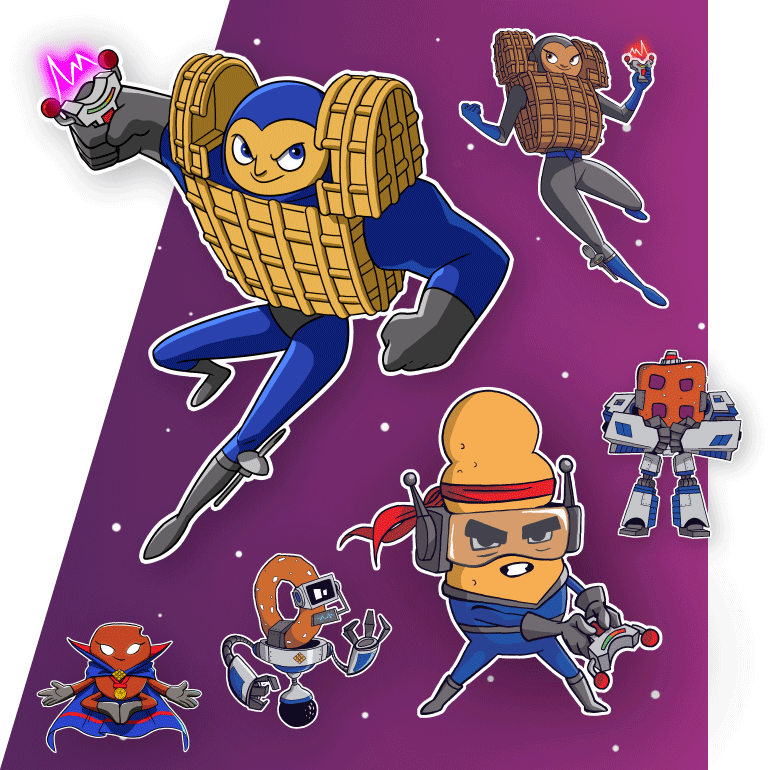 Chex Quest HD characters
