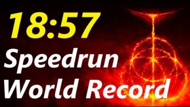 Elden Ring speedrunner world record at 18:57