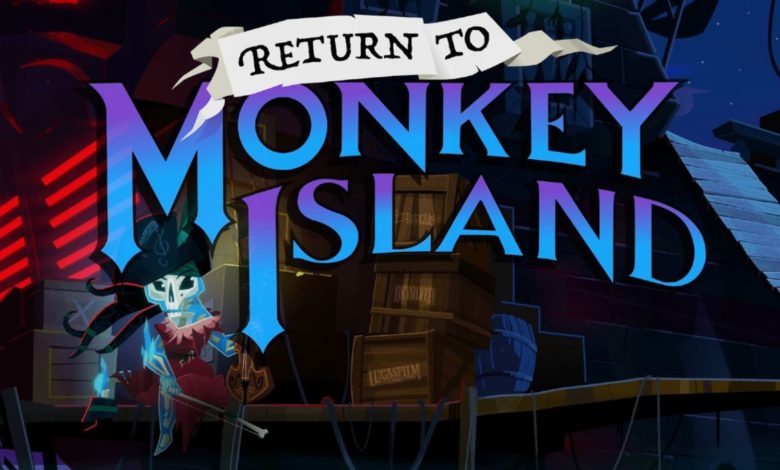 Return to Monkey Island Logo and Key Art