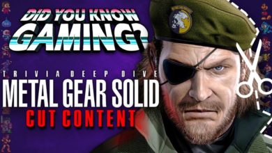 Metal Gear Solid's cut content thumbnail featuring Solid Snake