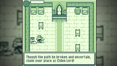Elden Ring Demake screenshot from the teaser trailer
