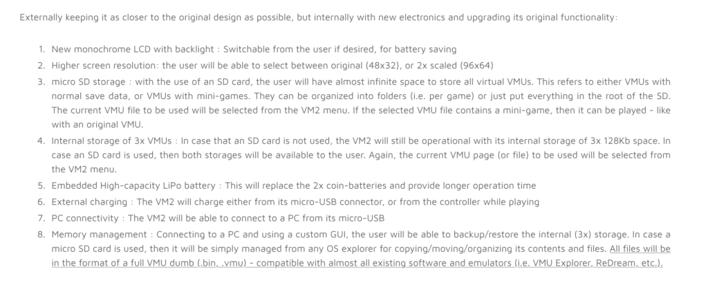 VM2 features