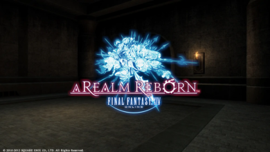 Mordion Gaol, the jail players caught using FFXIV mods are sent to, with the FFXIV logo on top