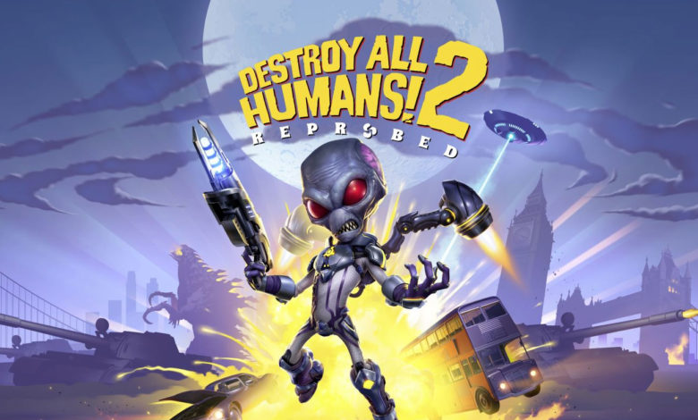 Destroy All Humans 2 - Reprobed banner with Crypto the alien
