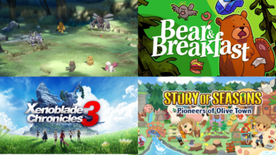 Digimon Survive Bear and Breakfast Xenoblade Chronicles 3 Story of Seasons Pioneers of Olive Town