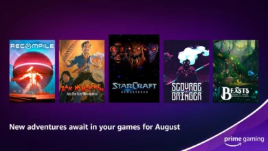 Prime Gaming August lineup