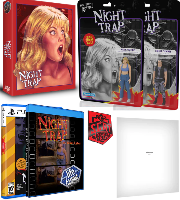 Night Trap Collector's Edition pieces