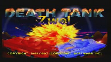 Death Tank Zwei title screen