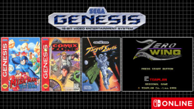 Genesis titles for Nintendo Switch