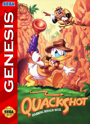 Quackshot starring Donald Duck box art