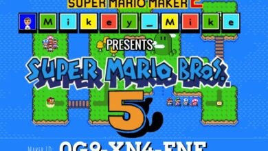 Mock Super Mario Bros 5 logo