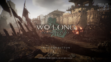 Wo Long Demo Screen