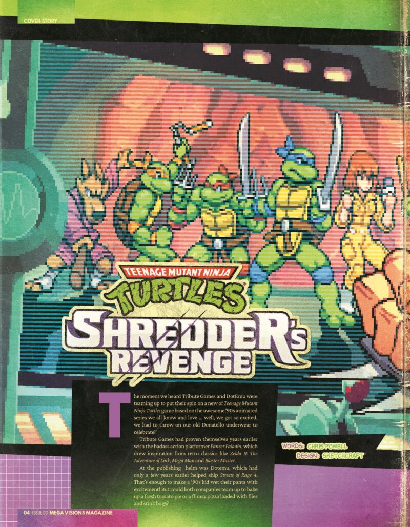 Mega Visions Issue 03 - TMNT: Shredder's Revenge