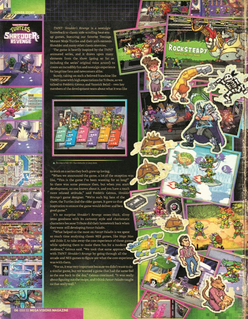 Mega Visions Issue 03 - TMNT: Shredder's Revenge