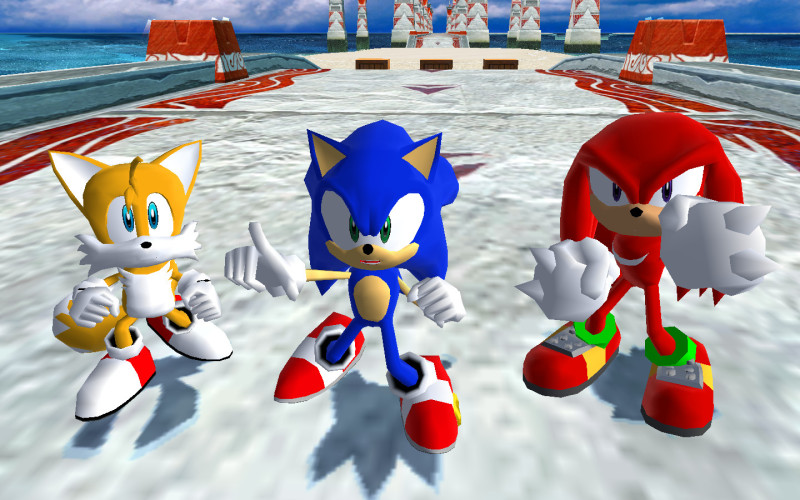 Sonic Heroes gameplay